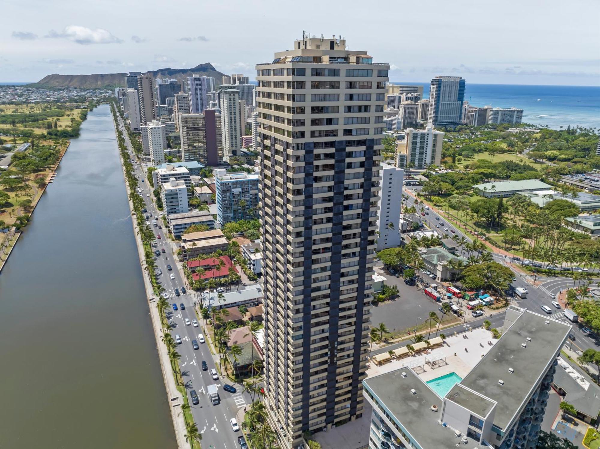 Hawaiian Monarch Penthouse 401 By Hawaii Ocean Club Apartment Honolulu Exterior foto